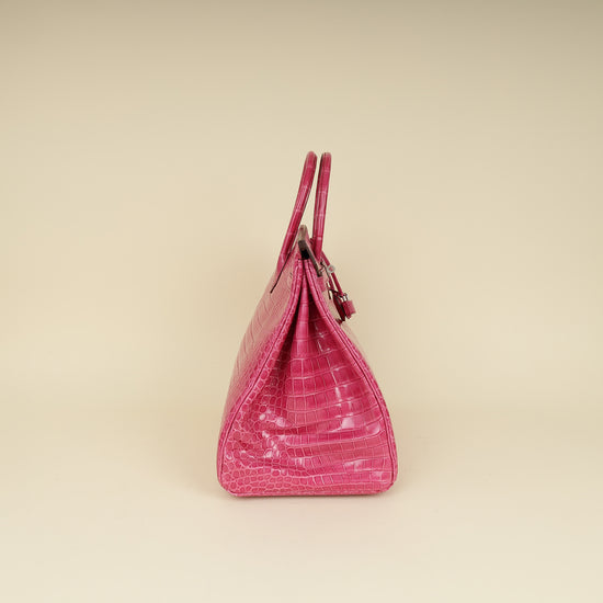 Hermes Shiny Porosus Crocodile Birkin 40-Hermes-THE CLOSET