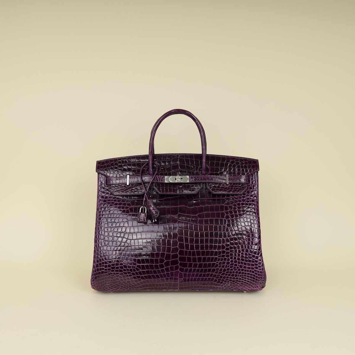 Hermes Shiny Porosus Crocodile Birkin 40-Hermes-THE CLOSET