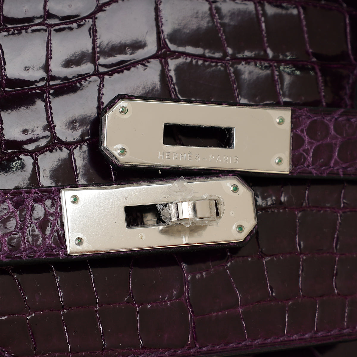 Hermes Shiny Porosus Crocodile Birkin 40-Hermes-THE CLOSET