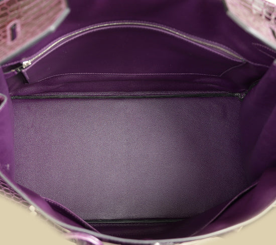 Hermes Shiny Porosus Crocodile Birkin 40-Hermes-THE CLOSET