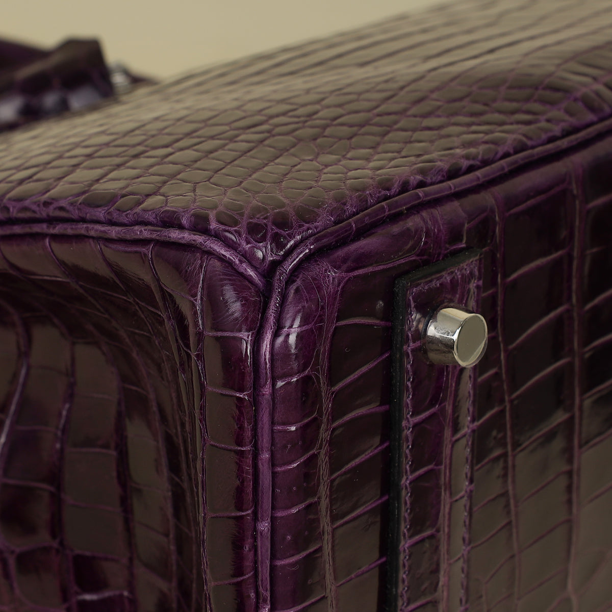 Hermes Shiny Porosus Crocodile Birkin 40-Hermes-THE CLOSET