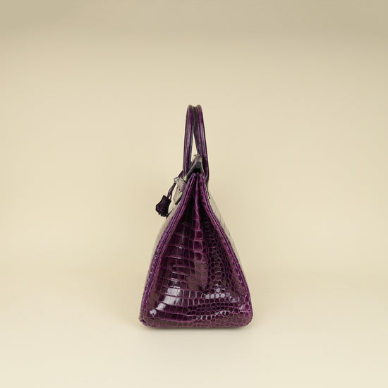 Hermes Shiny Porosus Crocodile Birkin 40-Hermes-THE CLOSET