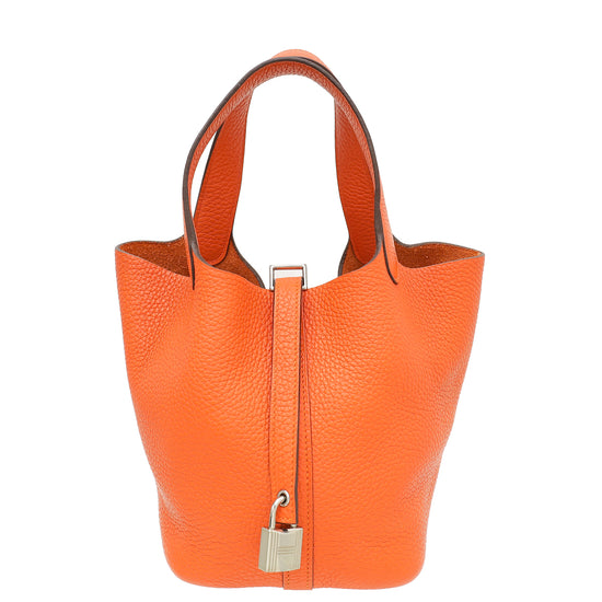 Hermes Feu Picotin Lock 18 Bag