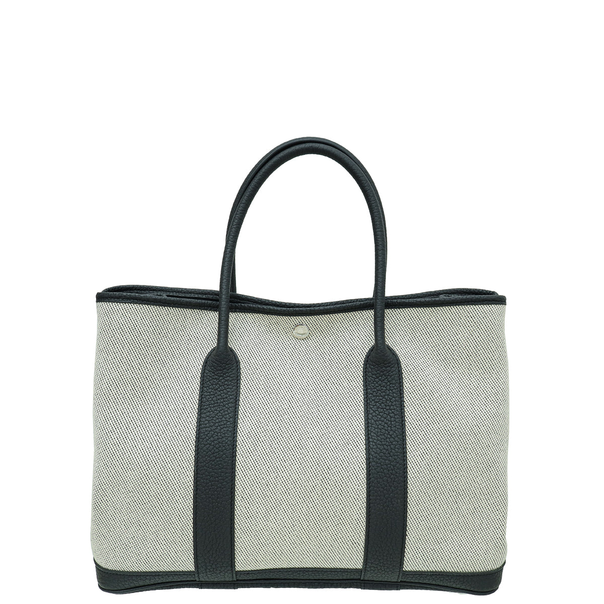 Hermes Bicolor Toile H Negonda Garden Party 36 Bag-Hermes-THE CLOSET