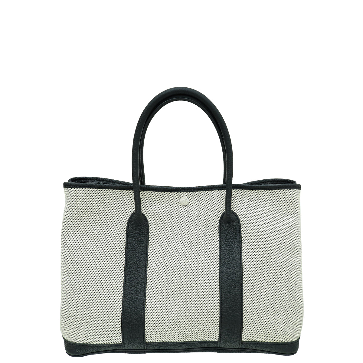 Hermes Bicolor Toile H Negonda Garden Party 36 Bag-Hermes-THE CLOSET