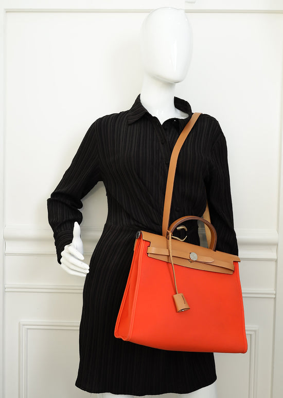 Hermes Capucine Sellier Herbag Zip 31 PM Bag