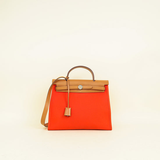 Hermes Capucine Sellier Herbag Zip 31 PM Bag
