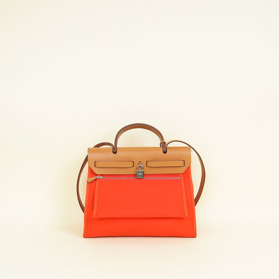 Hermes Capucine Sellier Herbag Zip 31 PM Bag