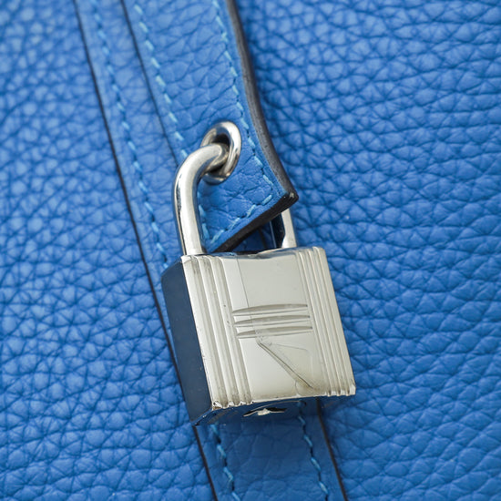 Hermes Bleu Royal Picotin Lock 22 Bag