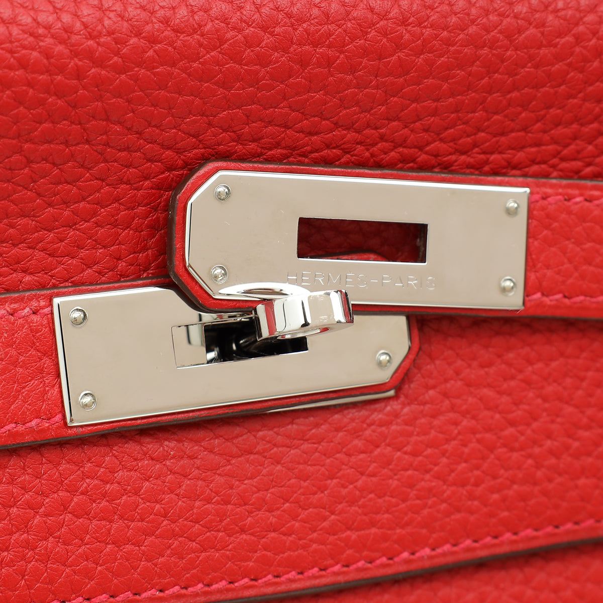 Hermes Rouge Casaque Retourne Kelly 35 Bag