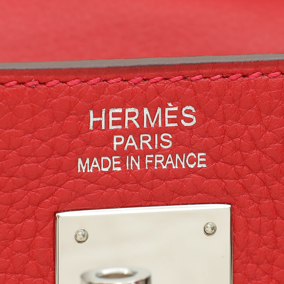 Hermes Rouge Casaque Retourne Kelly 35 Bag