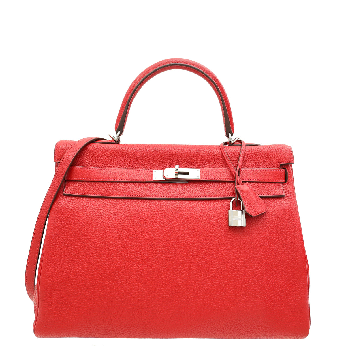 Hermes Rouge Casaque Retourne Kelly 35 Bag