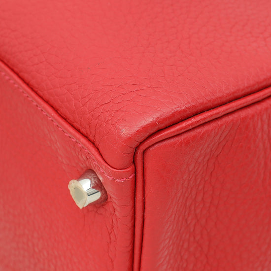 Hermes Rouge Casaque Retourne Kelly 35 Bag