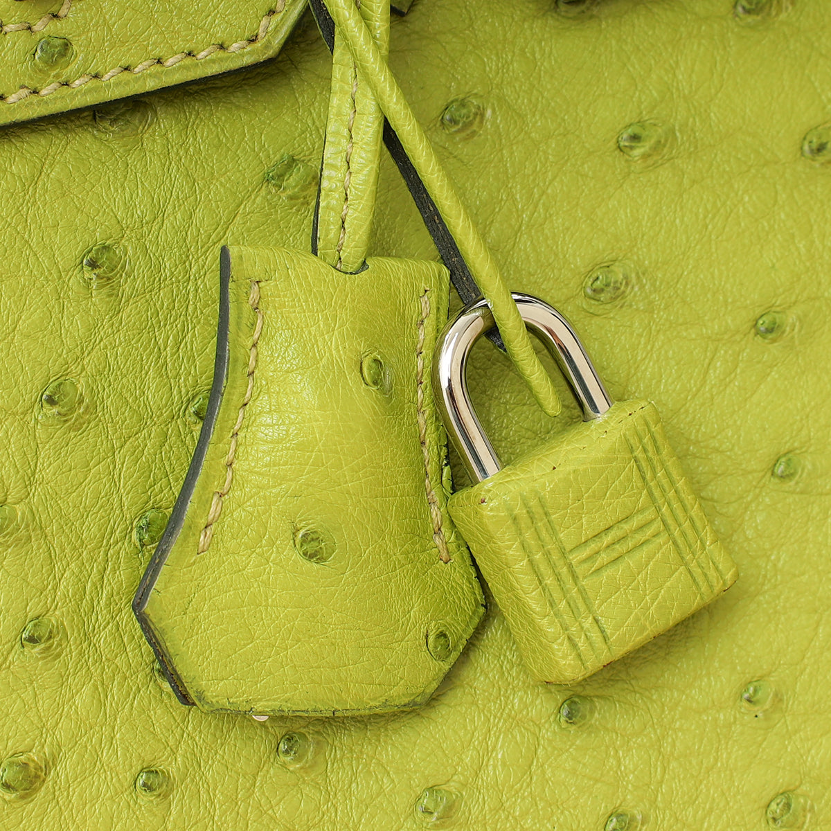 Hermes Vert Anis Ostrich Birkin 30 Bag-Hermes-THE CLOSET