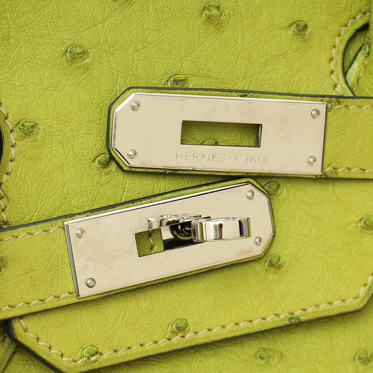 Hermes Vert Anis Ostrich Birkin 30 Bag-Hermes-THE CLOSET