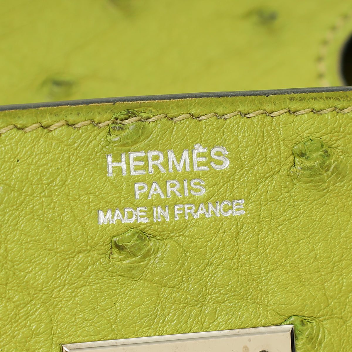 Hermes Vert Anis Ostrich Birkin 30 Bag-Hermes-THE CLOSET