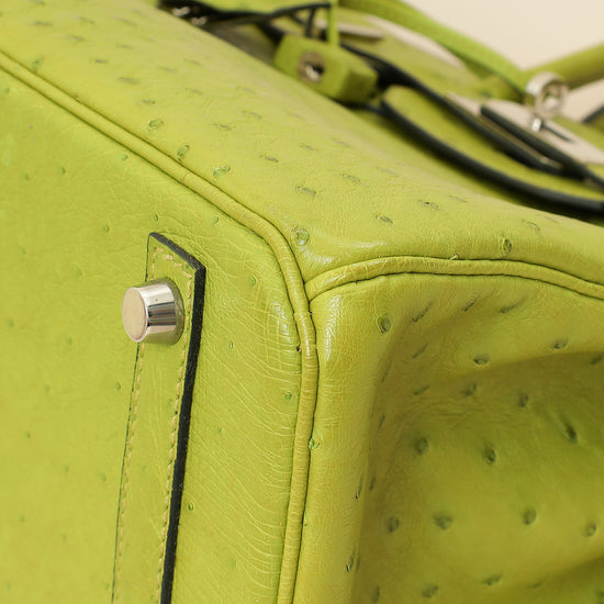 Hermes Vert Anis Ostrich Birkin 30 Bag-Hermes-THE CLOSET