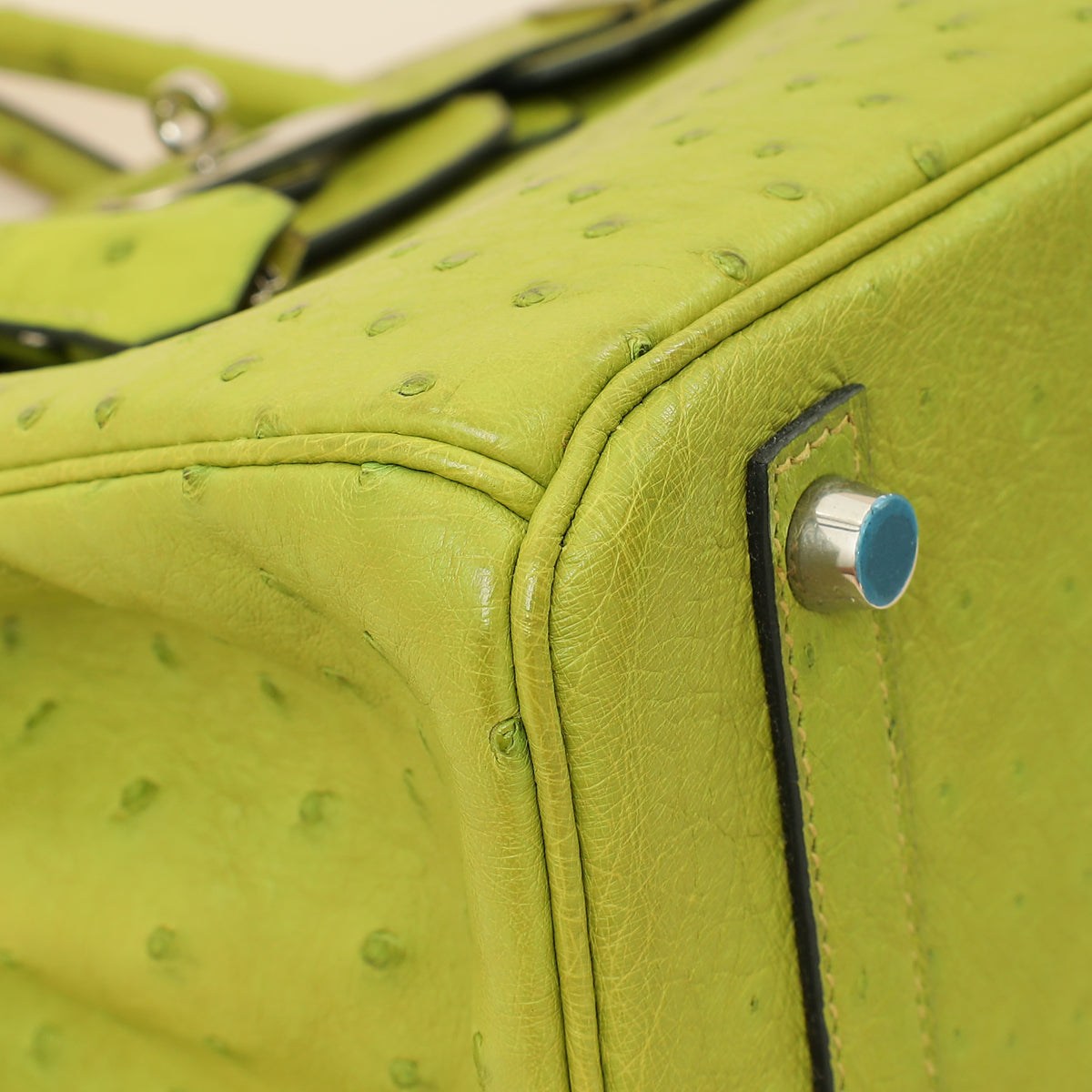 Hermes Vert Anis Ostrich Birkin 30 Bag-Hermes-THE CLOSET