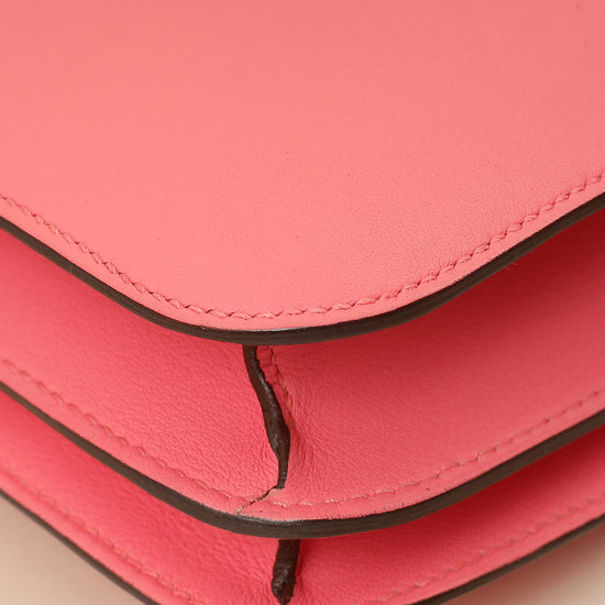 Hermes Rose Azalee Constance Mini Bag-Hermes-THE CLOSET