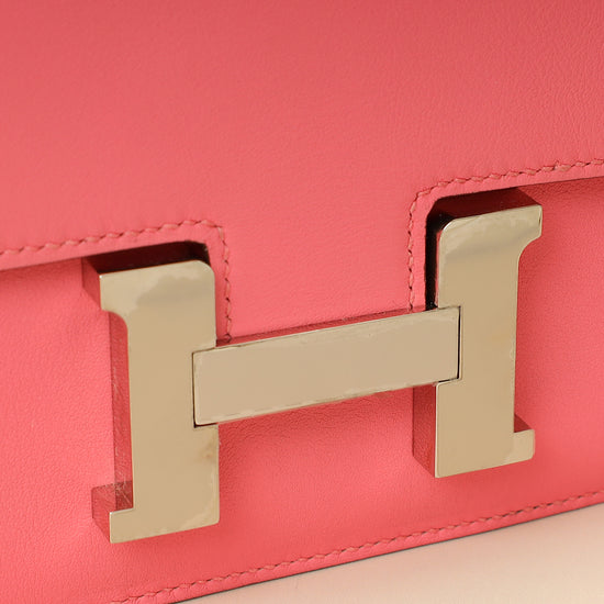 Hermes Rose Azalee Constance Mini Bag-Hermes-THE CLOSET
