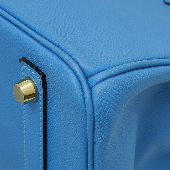 Hermes Bleu Paradise Birkin 30 Bag