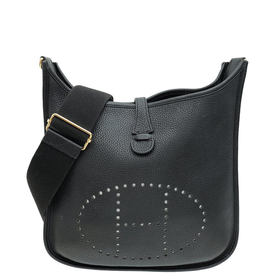 Hermes Noir Evelyne III PM Bag