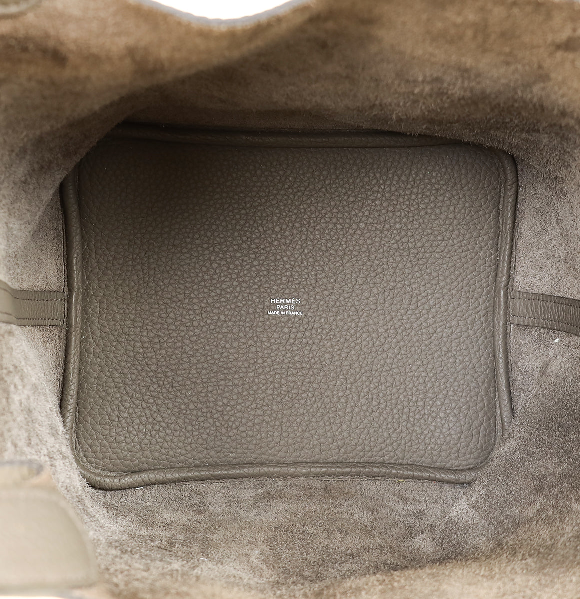 Hermes Gris Etain Picotin Lock 22 Bag