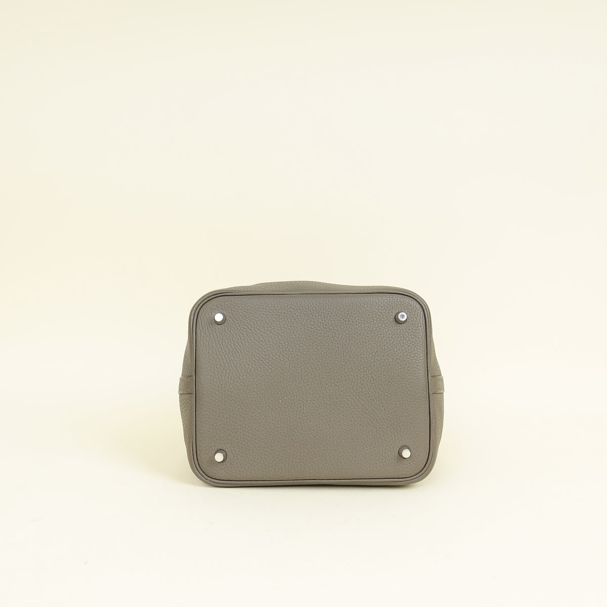 Hermes Gris Etain Picotin Lock 22 Bag