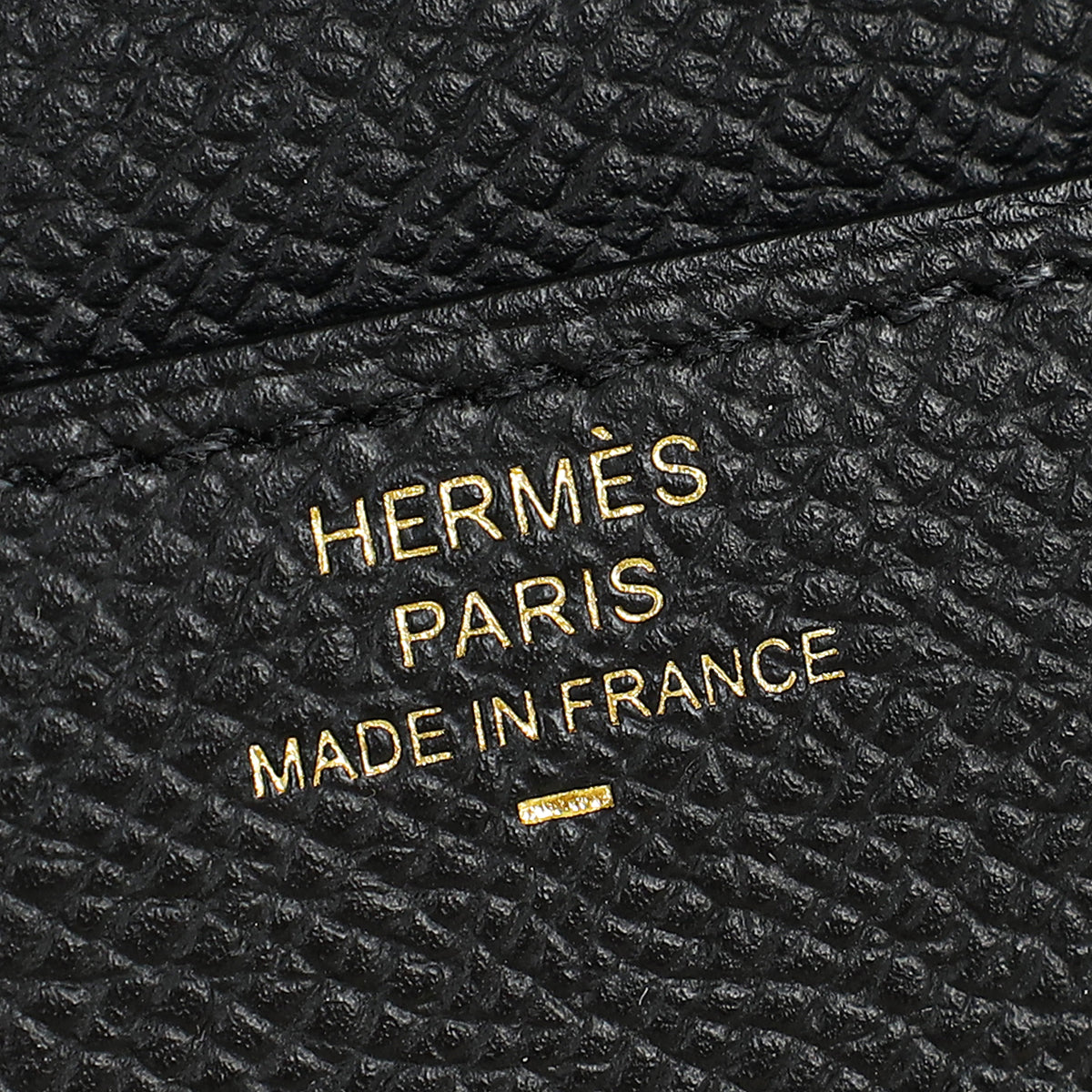 Hermes Noir Constance To Go Lizard Lock Wallet