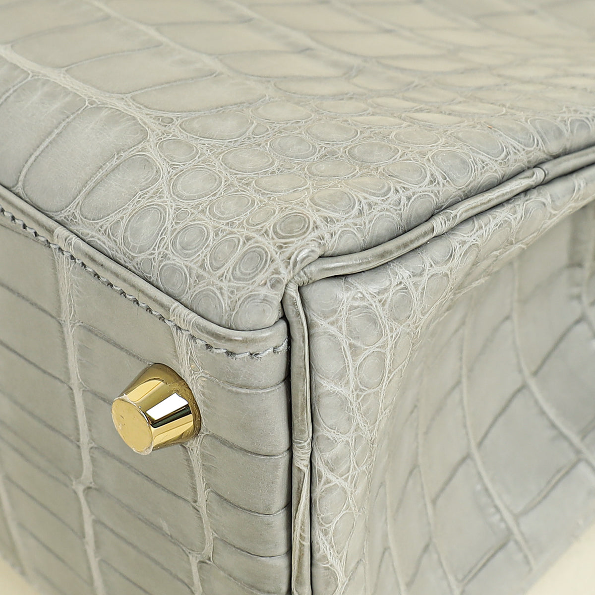 Hermes Bicolor Kelly 25 Verso Retourne Alligator Mississippien Horse Shoe Bag