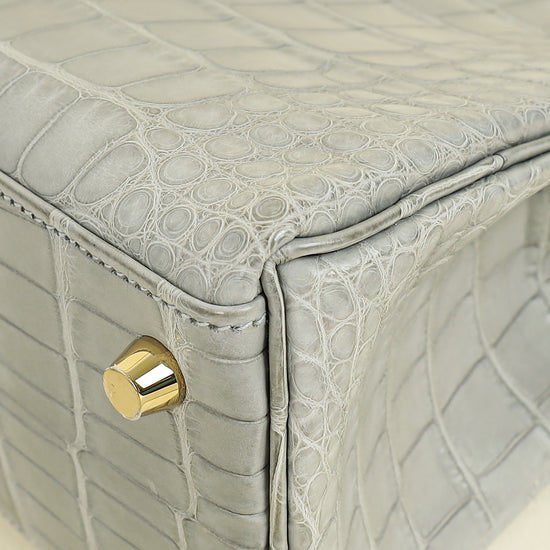 Hermes Bicolor Kelly 25 Verso Retourne Alligator Mississippien Horse Shoe Bag