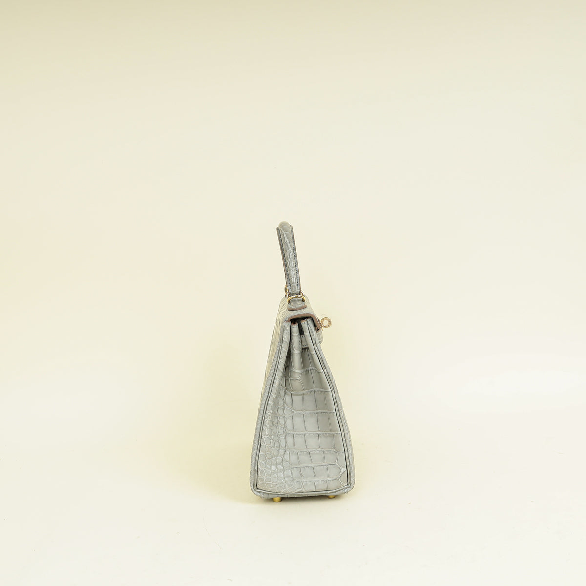 Hermes Bicolor Kelly 25 Verso Retourne Alligator Mississippien Horse Shoe Bag