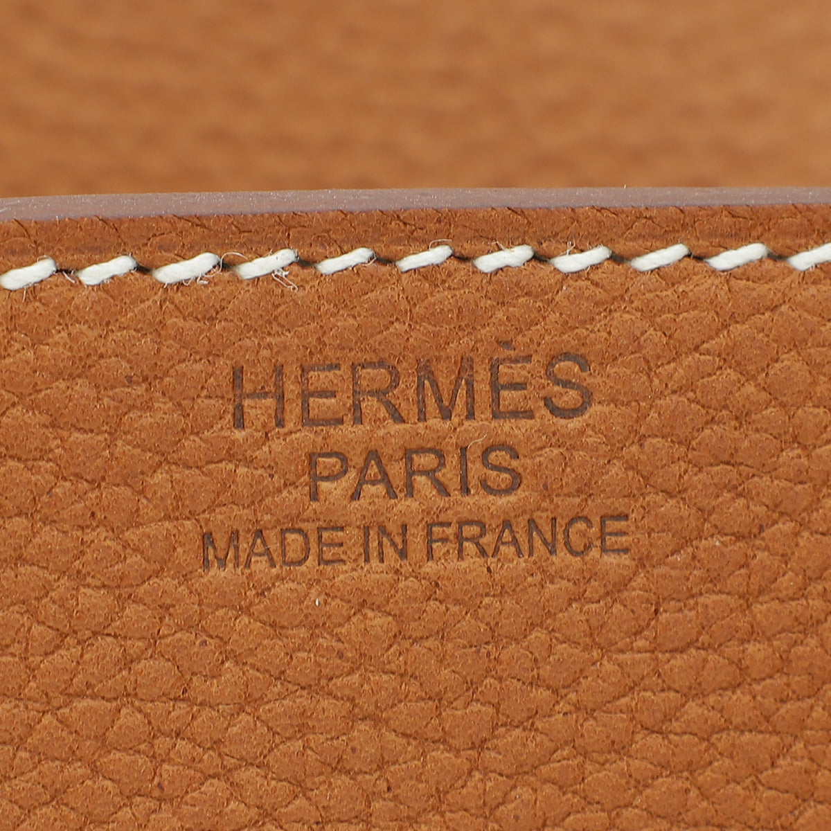 Hermes Fauve Barenia Faubourg Retourne Birkin 30 Bag