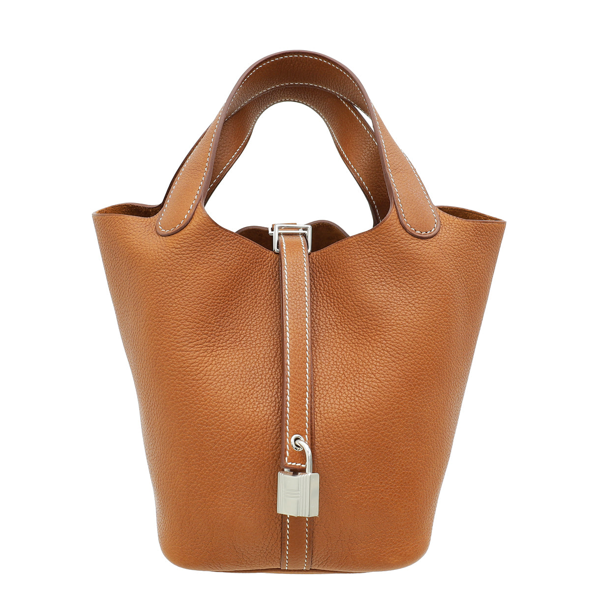 Hermes Fauve Barenbia Faubourg Picotin Lock 18 Bag