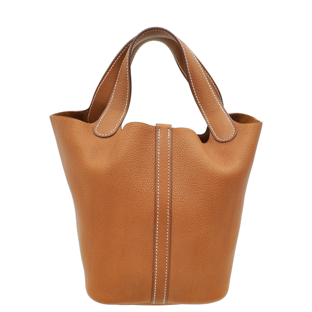 Hermes Fauve Barenbia Faubourg Picotin Lock 18 Bag