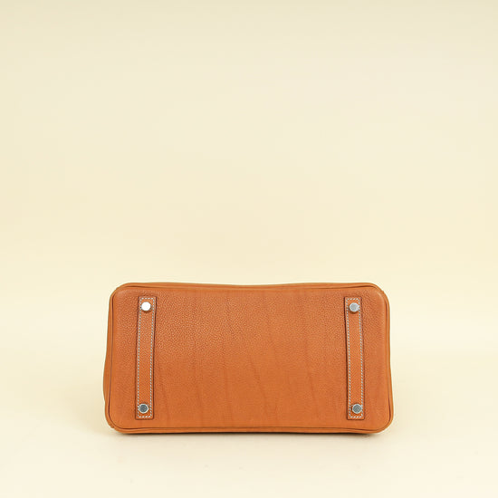 Hermes Fauve Retourne Birkin 30 Bag