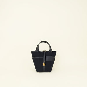 Hermes Noir Cargo Picotin Lock 18 Bag