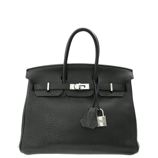 Hermes Noir Retourne Birkin 25 Bag