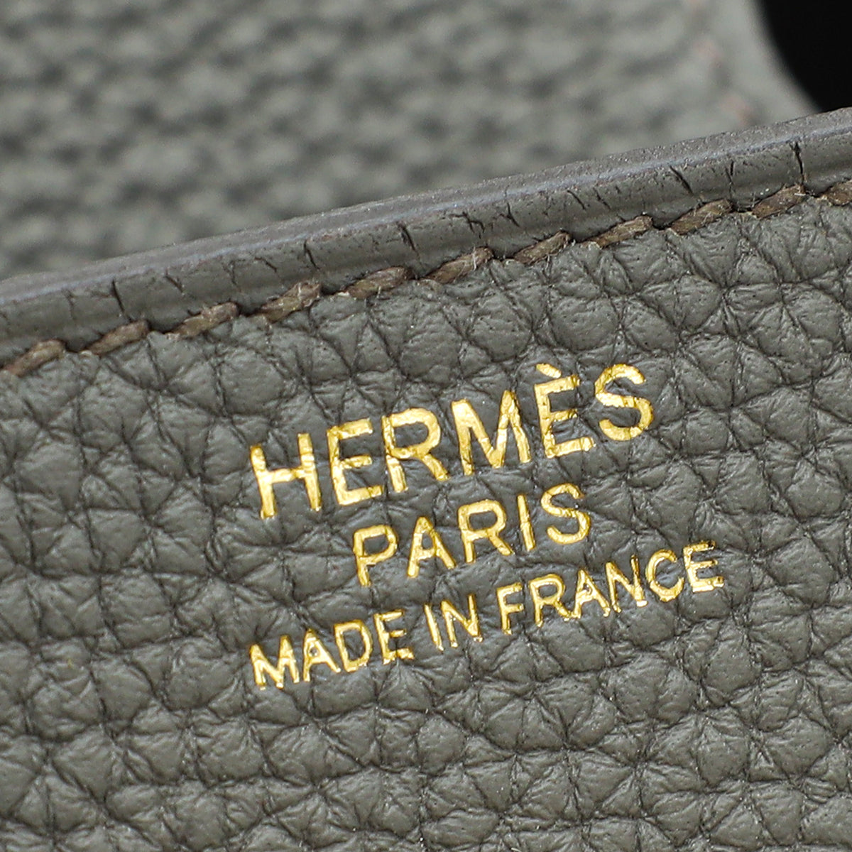 Hermes Gris Etain Retourne Birkin 30 Bag