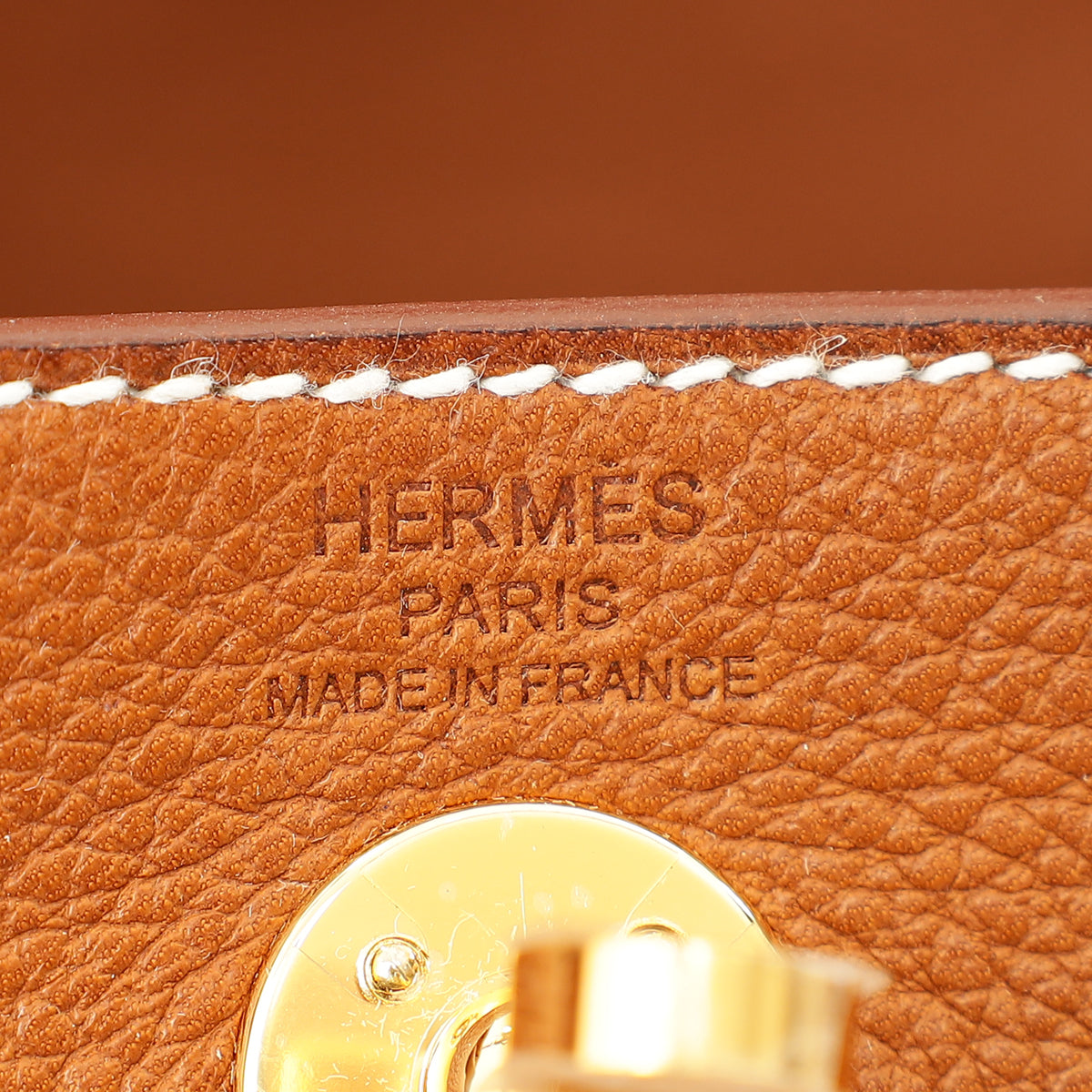 Hermes Gold Lindy II Mini Bag W/ Grain Toile Canvas Shoulder Strap-Hermes-THE CLOSET