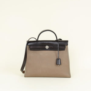 Hermes Bicolor Sellier Herbag Zip 31 PM Bag