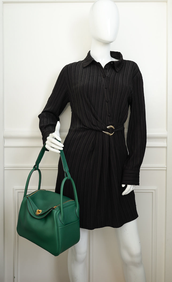 Hermes Vert Vertigo Lindy 26 Bag — image 15 of 15