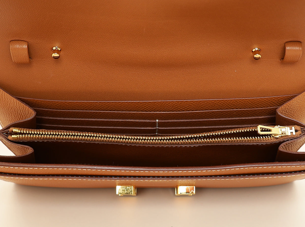 Hermes Gold Constance To Go Wallet-Hermes-THE CLOSET