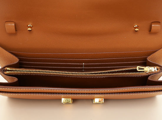Hermes Gold Constance To Go Wallet-Hermes-THE CLOSET