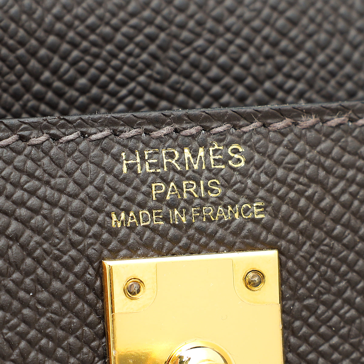 Hermes Chocolate Sellier Kelly 25 Bag
