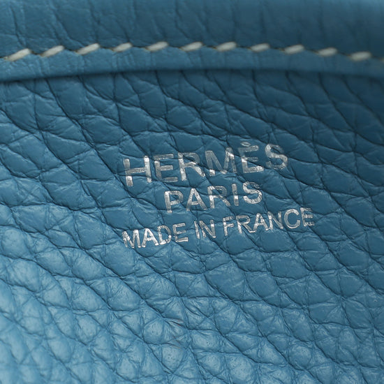 Hermes Blue Jean Evelyne III PM Bag – The Closet