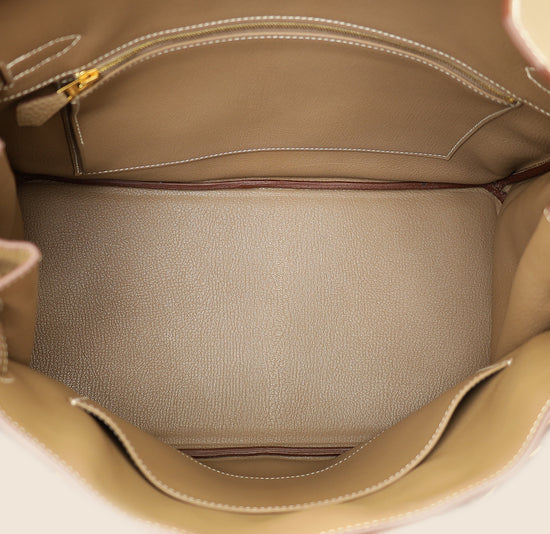 Hermes Etoupe Retourne Birkin 35 Bag-Hermes-THE CLOSET