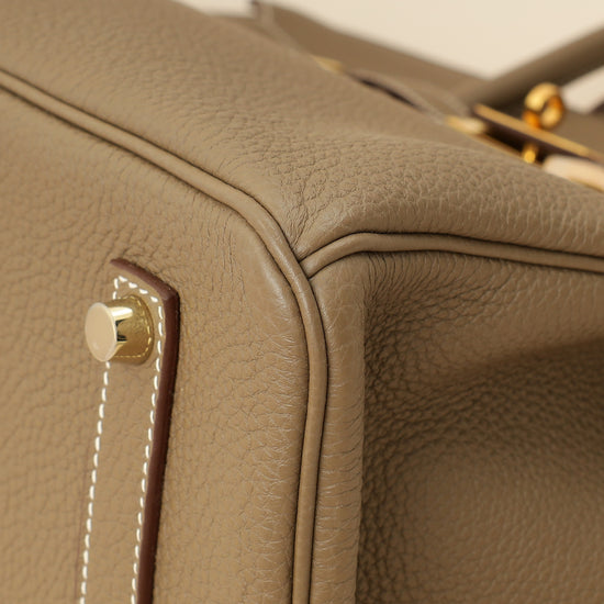 Hermes Etoupe Retourne Birkin 35 Bag-Hermes-THE CLOSET