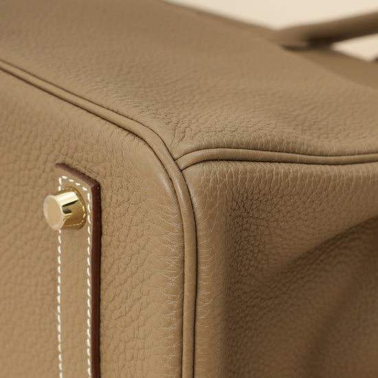 Hermes Etoupe Retourne Birkin 35 Bag-Hermes-THE CLOSET