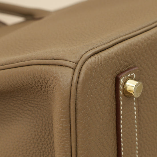 Hermes Etoupe Retourne Birkin 35 Bag-Hermes-THE CLOSET